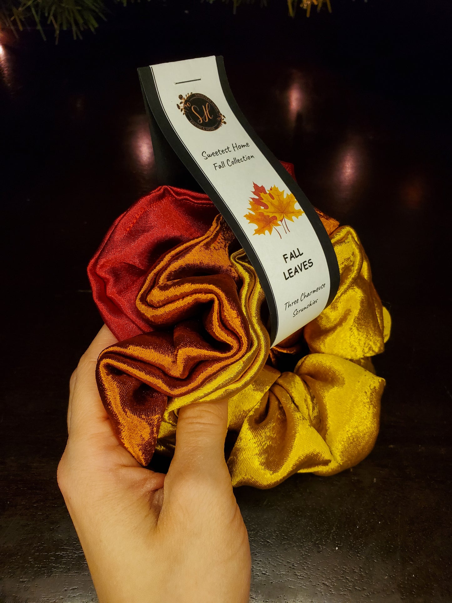 Fall Leaves Scrunchie Pack