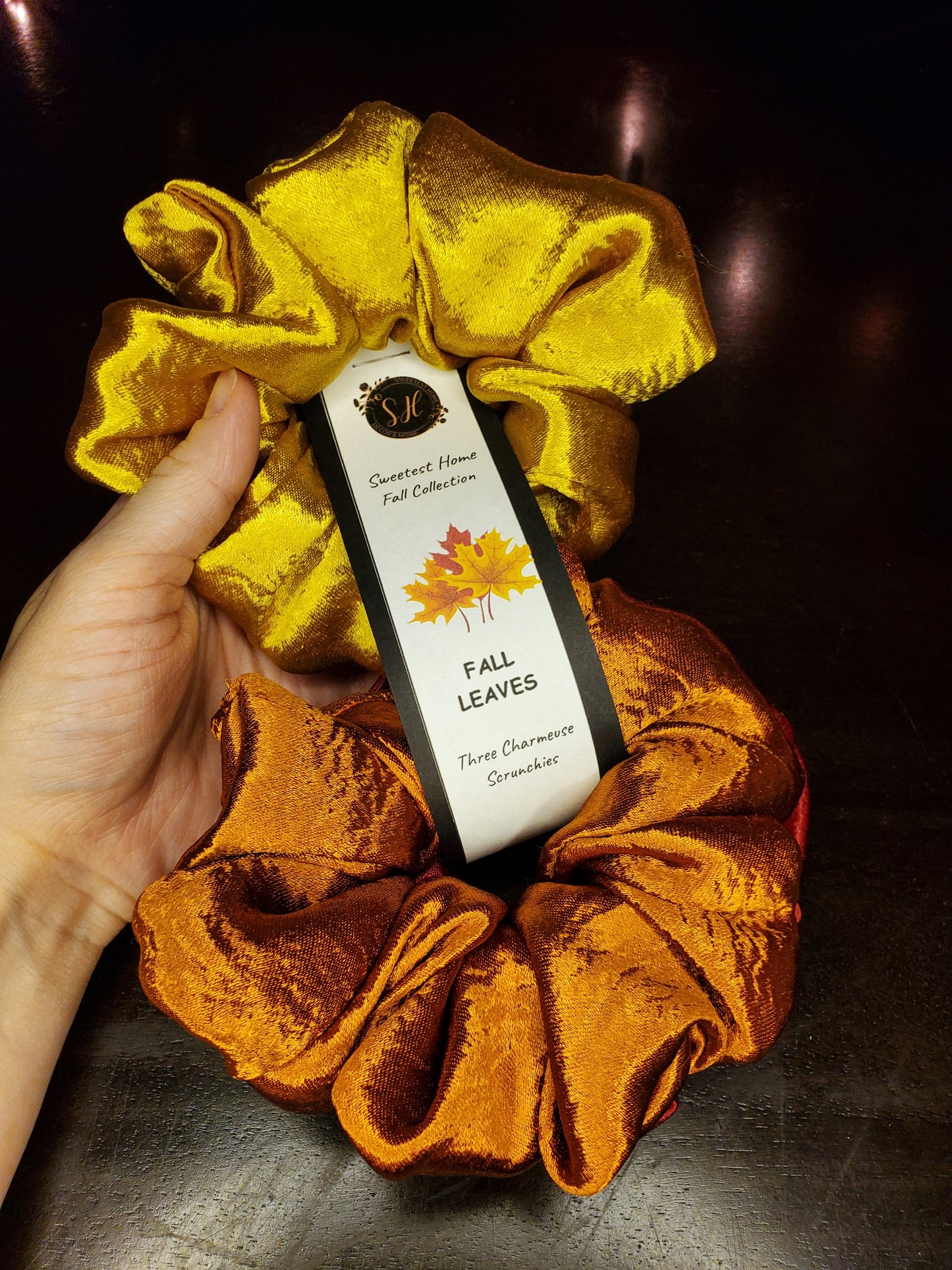 Fall Leaves Scrunchie Pack